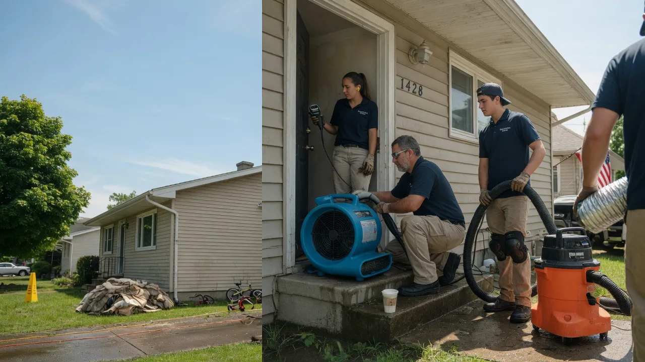 Water Damage Restoration in New England, ND near me